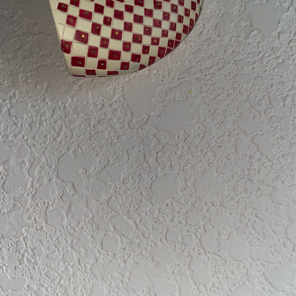 Marcel Schurman Red Cream Checkered Hand Painted Angel  Christmas Ornament 3.5” - Picture 14 of 14